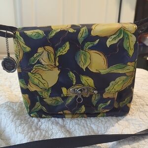 Patricia Nash Yellow and Black Crossbody Bag